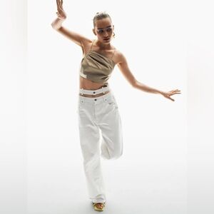 H&M Innovation Science Story White Denim pants